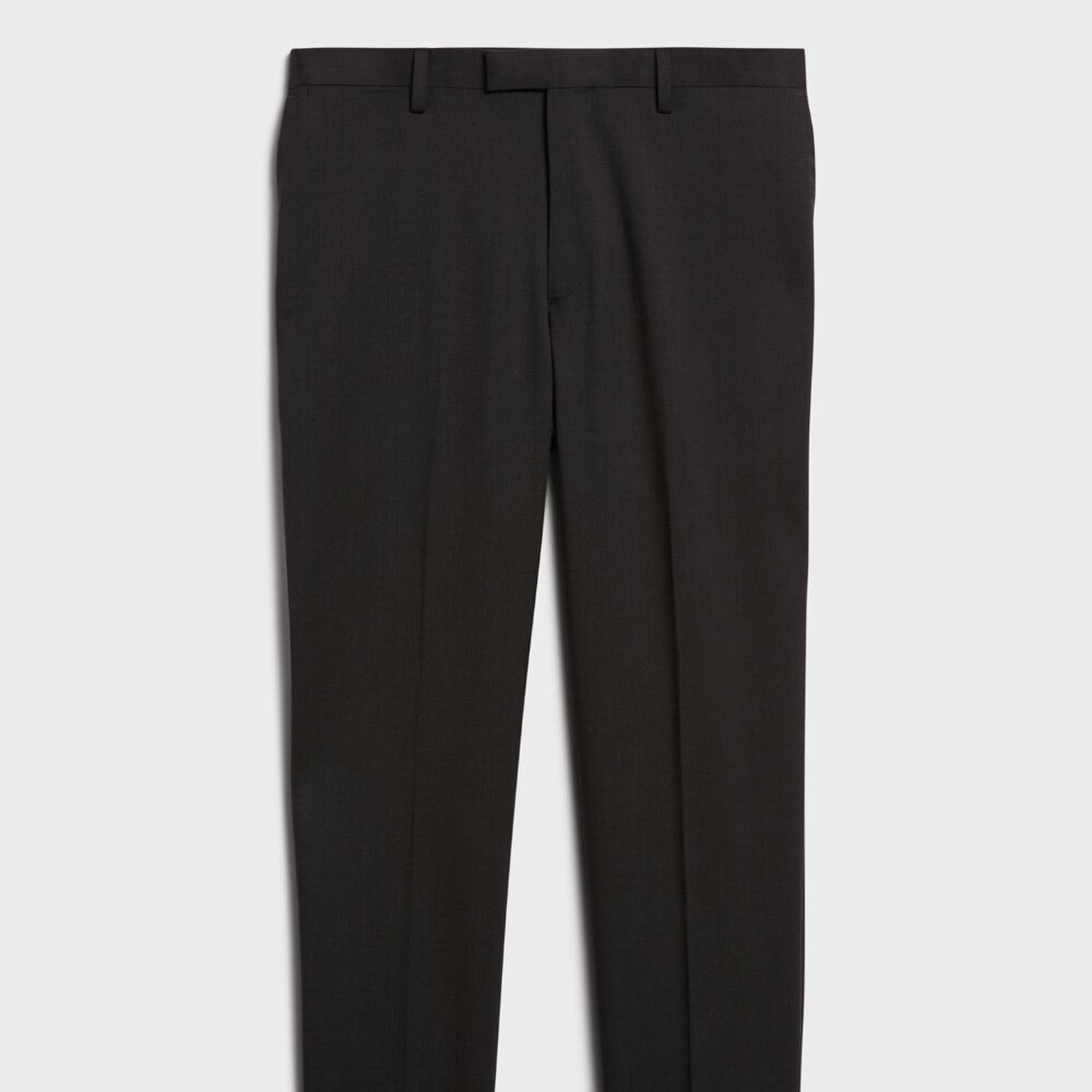 Banana Republic Women's Slim Wool Pleated Suit Pants - Size 6 - Black